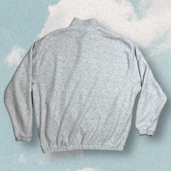 ASOS gray quarter zip sweatshirt pullover - Picture 2 of 3